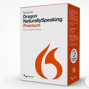 Nuance Dragon Naturally Speaking Premium 13 w/ Microphone Speech Recognition App